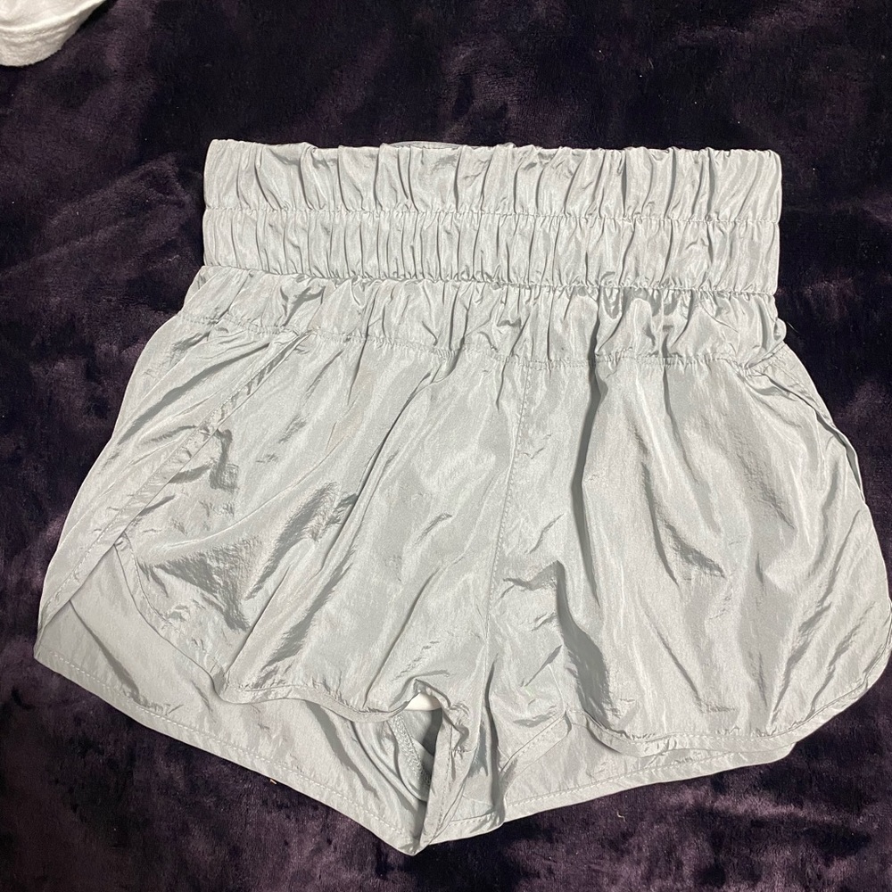grey free people shorts
